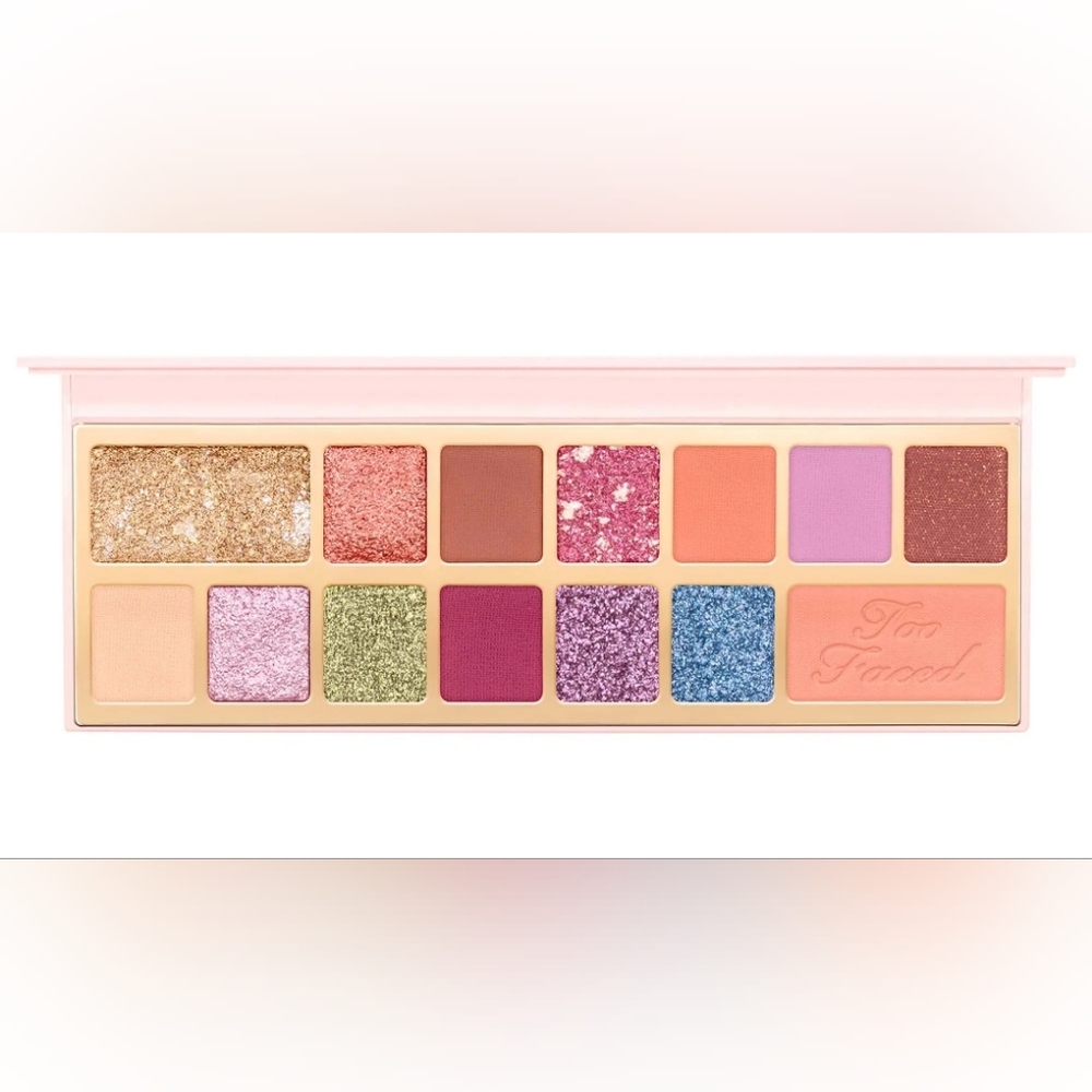 Brand new unused Too Faced Pinker Times Ahead eyeshadow palette
